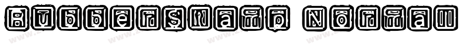 RubberStamp Normal字体转换